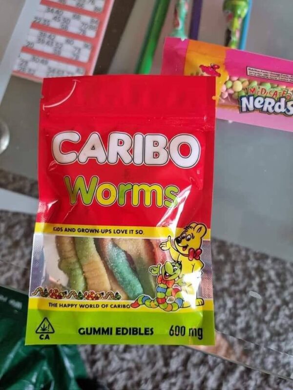 CARIBO WORMS | 600 mg THC edibles